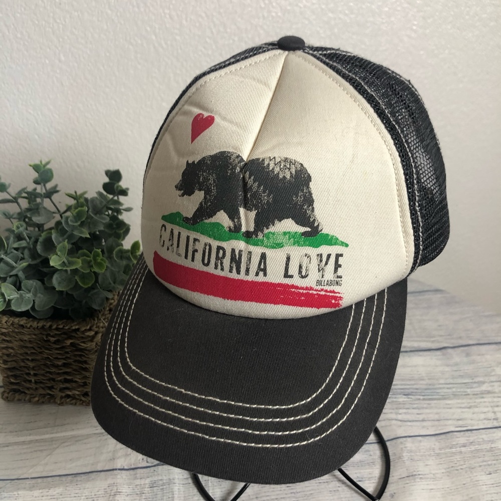 Billabong California Snapback Trucker Hat Cap